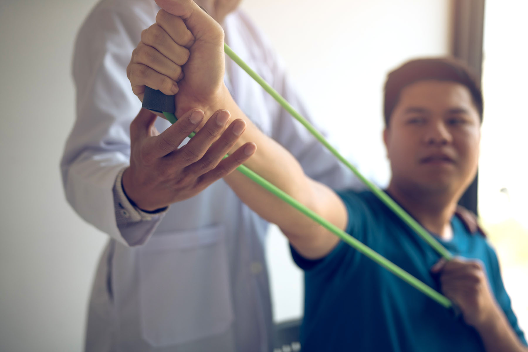 Doctor Consulting Male Patient